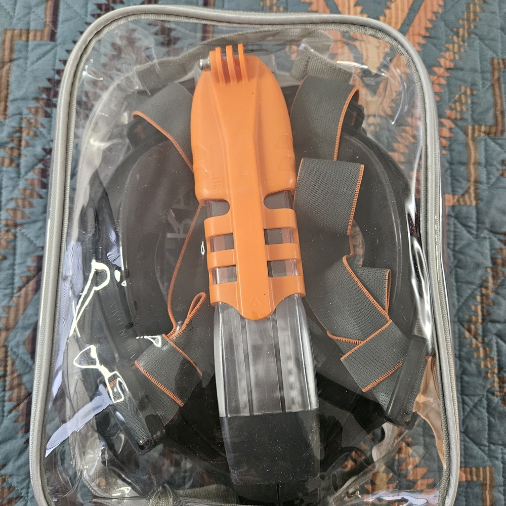 Reef Black and Orange Snorkel Set - Picture 5 of 5